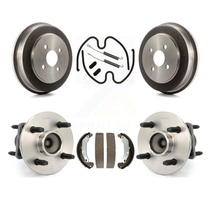 Brake Drum Shoe Hardware & Hub Bearing Rear Kit For Chevrolet Cobalt Pontiac Ion
