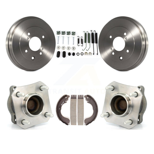 Brake Drum Shoe Hardware And Hub Bearing Assembly Rear Kit For Nissan Sentra