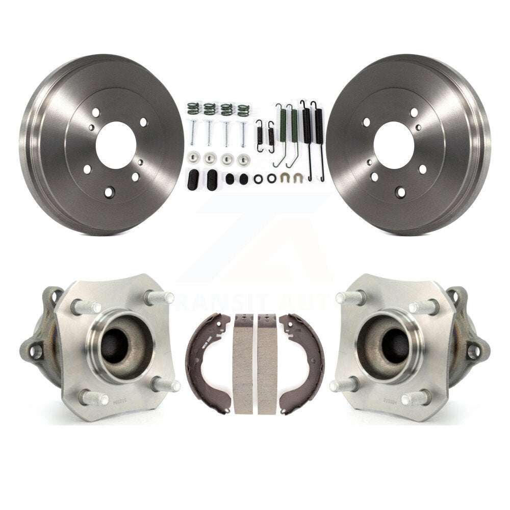 Brake Drum Shoe Hardware And Hub Bearing Assembly Rear Kit For Nissan Sentra