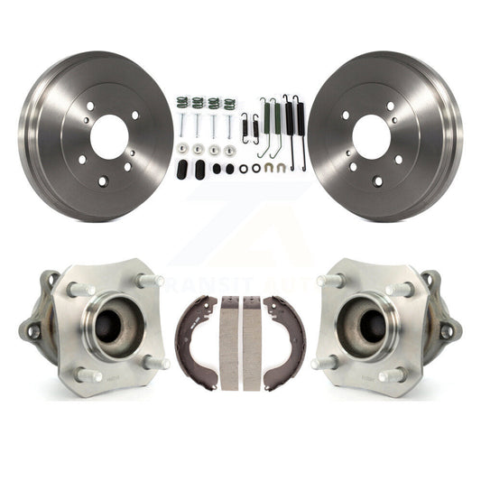 Brake Drum Shoe Hardware And Hub Bearing Assembly Rear Kit For Nissan Sentra