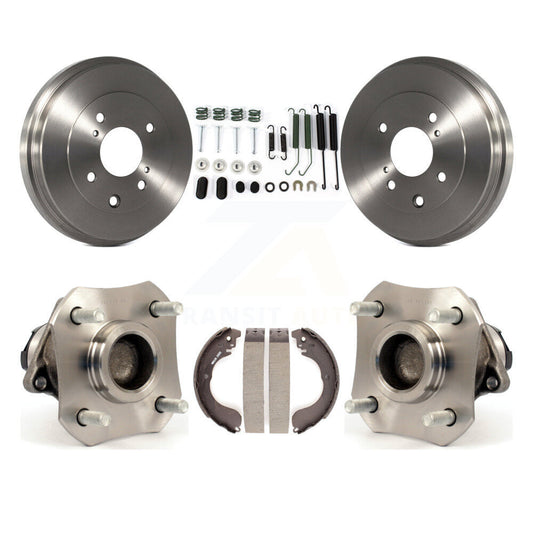 Brake Drum Shoe Hardware And Hub Bearing Assembly Rear Kit For Nissan Versa