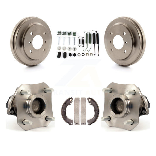Brake Drum Shoe Hardware And Hub Bearing Assembly Rear Kit For Nissan Versa