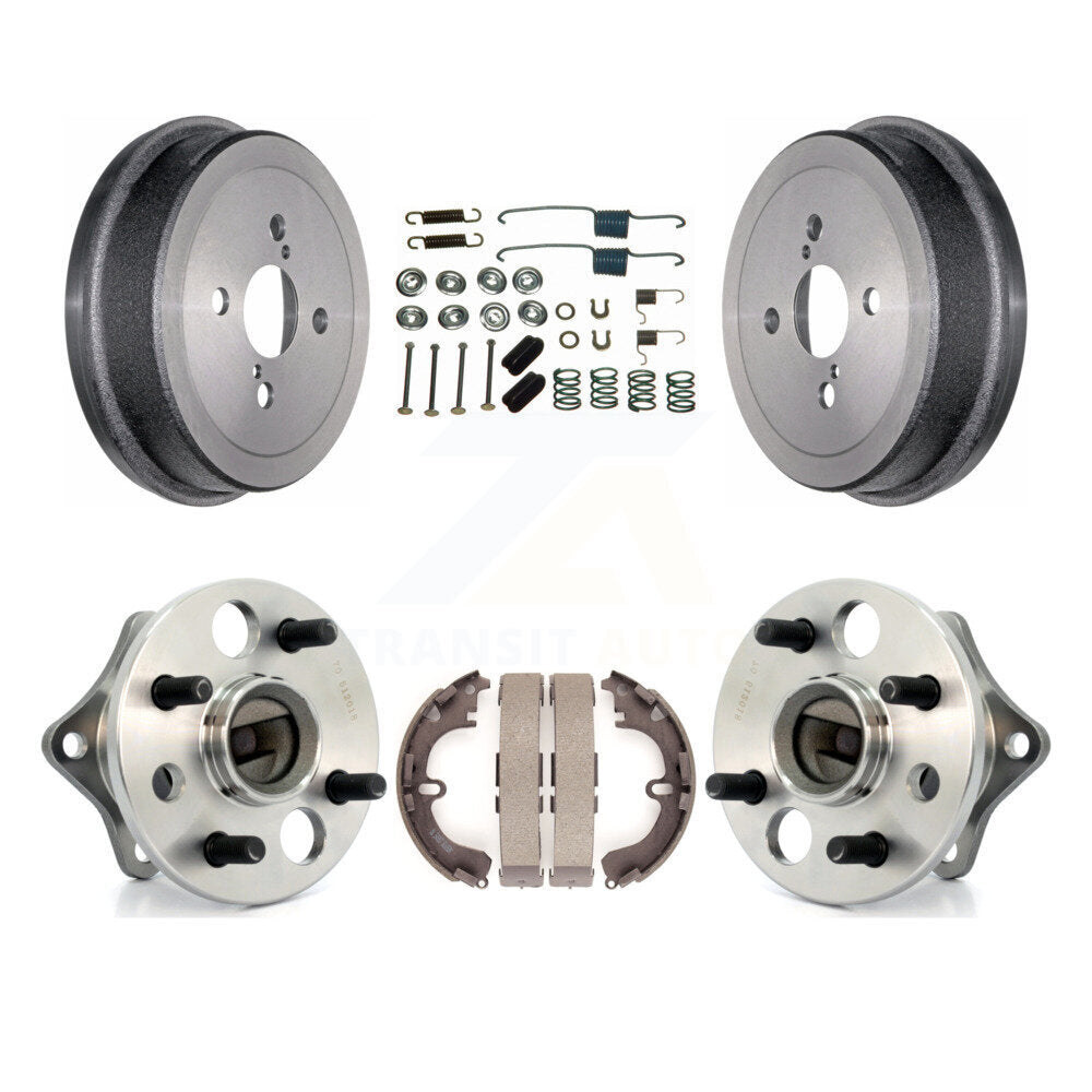 Brake Drum Shoe Hardware Hub Bearing Rear Kit For Toyota Corolla Prizm Chevrolet