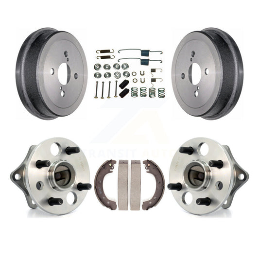Brake Drum Shoe Hardware Hub Bearing Rear Kit For 2002 Toyota Corolla From 04 02