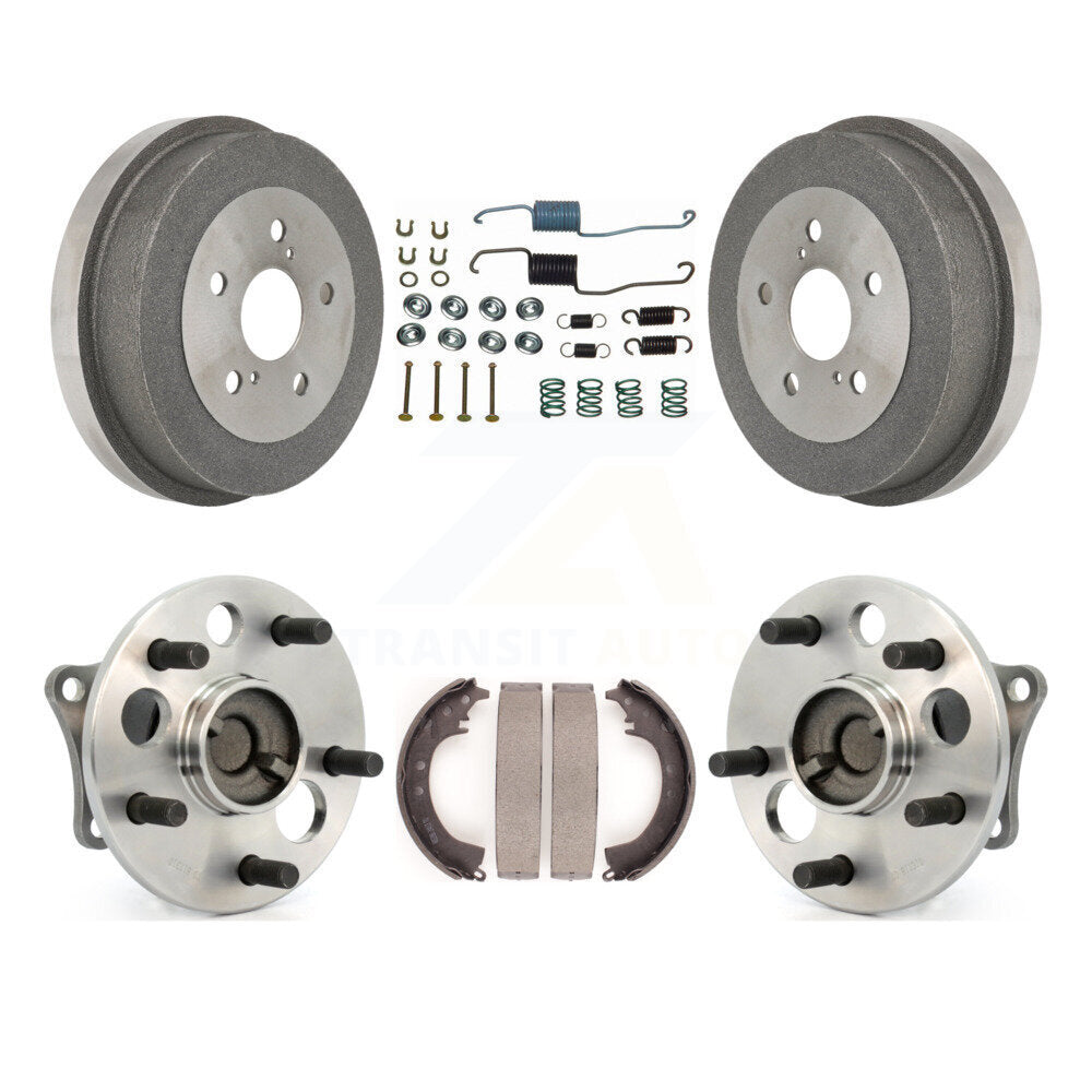 Brake Drum Shoe Hardware And Wheel Hub Bearing Rear Kit For Toyota Camry Solara