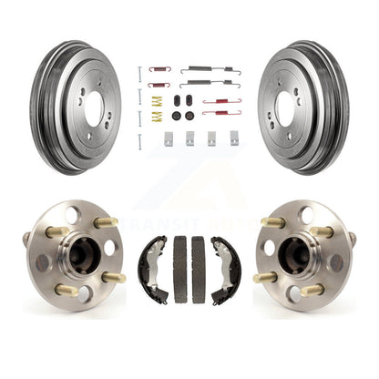 Brake Drum Shoe Hardware & Hub Bearing Rear Kit For Hyundai Accent Kia Rio Rio5