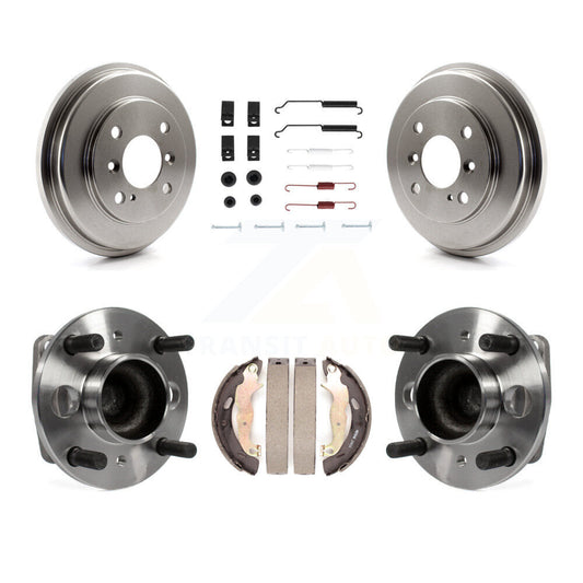 Brake Drum Shoe Hardware And Wheel Hub Bearing Assembly Rear Kit For Ford Fiesta