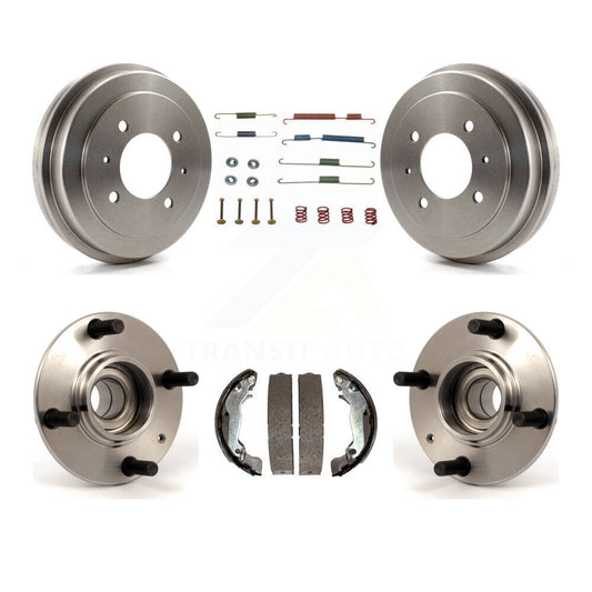 Brake Drum Shoe Hardware And Hub Bearing Assembly Rear Kit For Hyundai Elantra