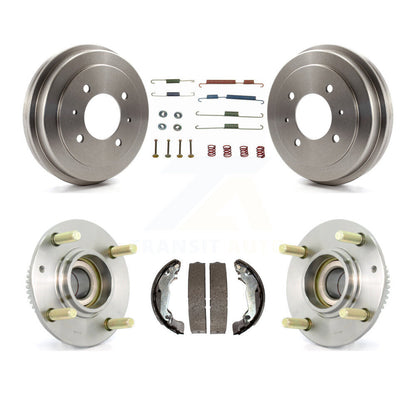Brake Drum Shoe Hardware And Hub Bearing Assembly Rear Kit For Hyundai Elantra