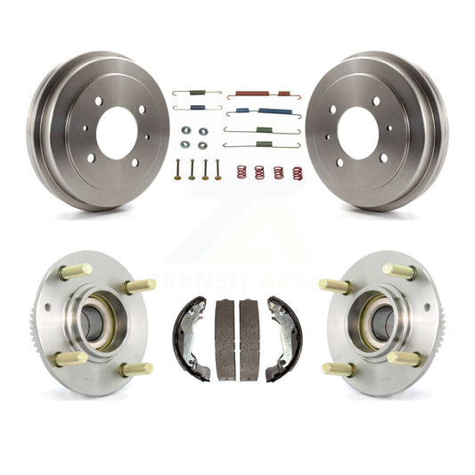 Brake Drum Shoe Hardware And Hub Bearing Assembly Rear Kit For Hyundai Elantra