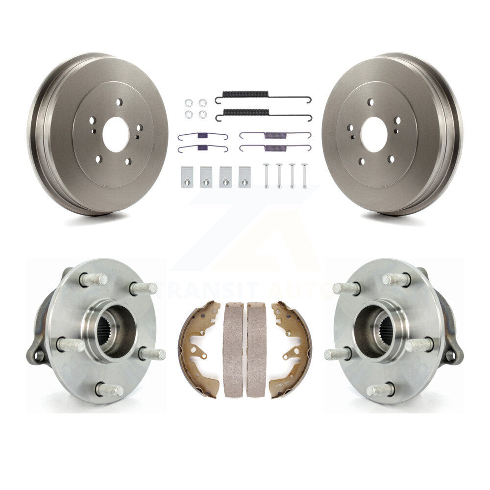 Brake Drum Shoe Hardware Hub Bearing Rear Kit For 2006-2008 Suzuki Grand Vitara