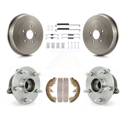 Brake Drum Shoe Hardware Hub Bearing Rear Kit For 2006-2008 Suzuki Grand Vitara