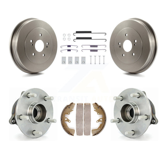 Brake Drum Shoe Hardware Hub Bearing Rear Kit For 2006-2008 Suzuki Grand Vitara