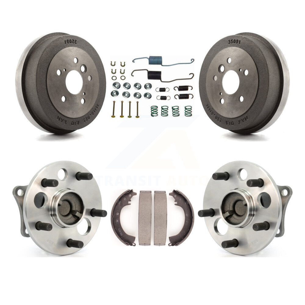 Brake Drum Shoe Hardware And Wheel Hub Bearing Rear Kit For Toyota Camry Solara