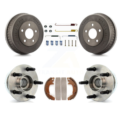Brake Drum Shoe Hardware And Hub Bearing Assembly Rear Kit For Mercury Sable