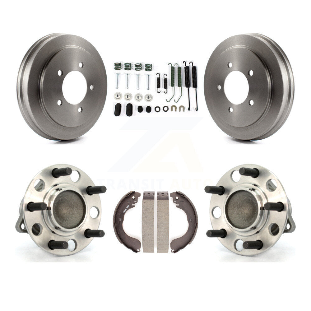 Brake Drum Shoe Hardware And Hub Bearing Rear Kit For Jeep Patriot Compass Dodge