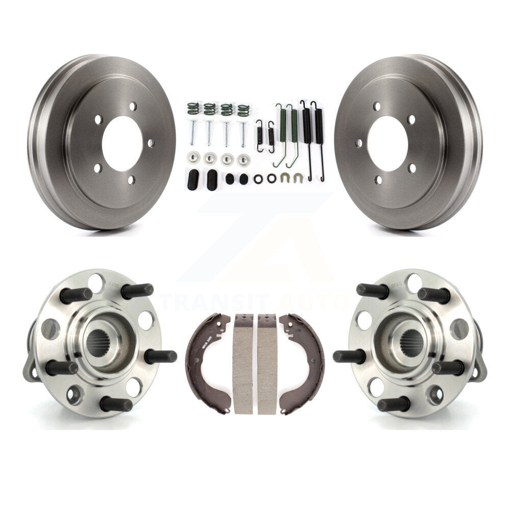 Brake Drum Shoe Hardware And Hub Bearing Rear Kit For Jeep Patriot Compass Dodge