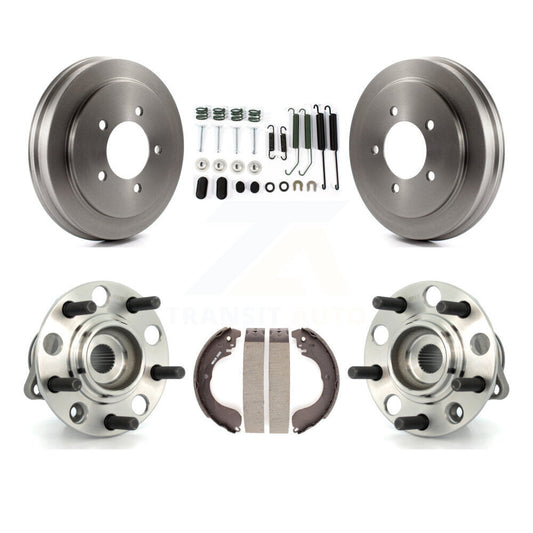 Brake Drum Shoe Hardware And Hub Bearing Rear Kit For Jeep Patriot Compass Dodge