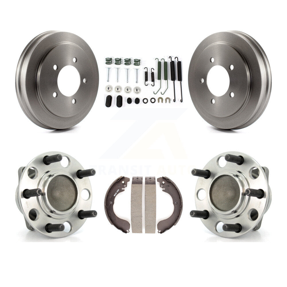 Brake Drum Shoe Hardware Hub Bearing Rear Kit For Dodge Caliber Avenger Chrysler