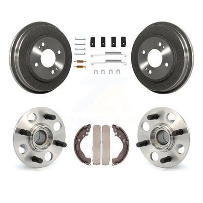 Brake Drum Shoe Hardware And Hub Bearing Rear Kit For 2010-2014 Honda Insight