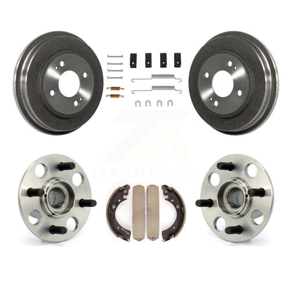 Brake Drum Shoe Hardware And Wheel Hub Bearing Assembly Rear Kit For Honda Civic
