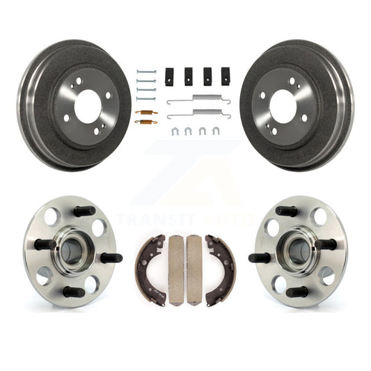 Brake Drum Shoe Hardware And Wheel Hub Bearing Assembly Rear Kit For Honda Civic