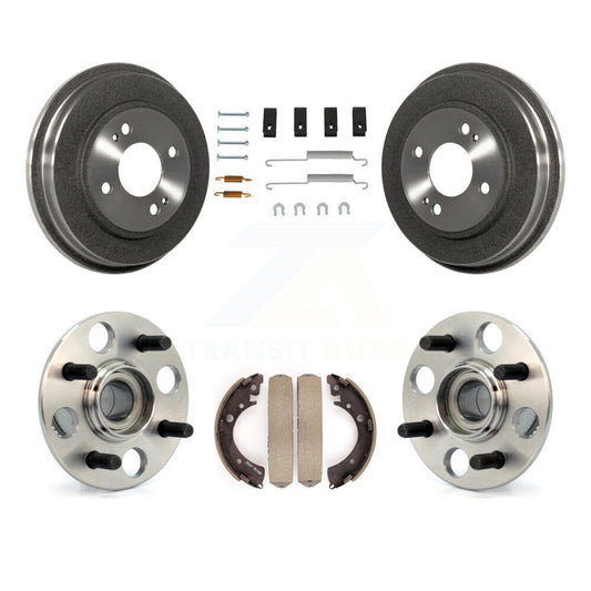 Brake Drum Shoe Hardware And Wheel Hub Bearing Assembly Rear Kit For Honda Civic