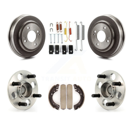 Brake Drum Shoe Hardware And Wheel Hub Bearing Assembly Rear Kit For Honda Civic