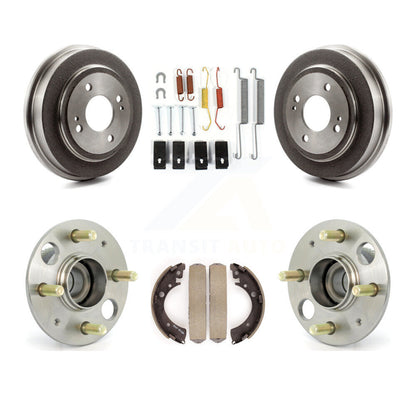 Brake Drum Shoe Hardware And Wheel Hub Bearing Assembly Rear Kit For Honda Civic