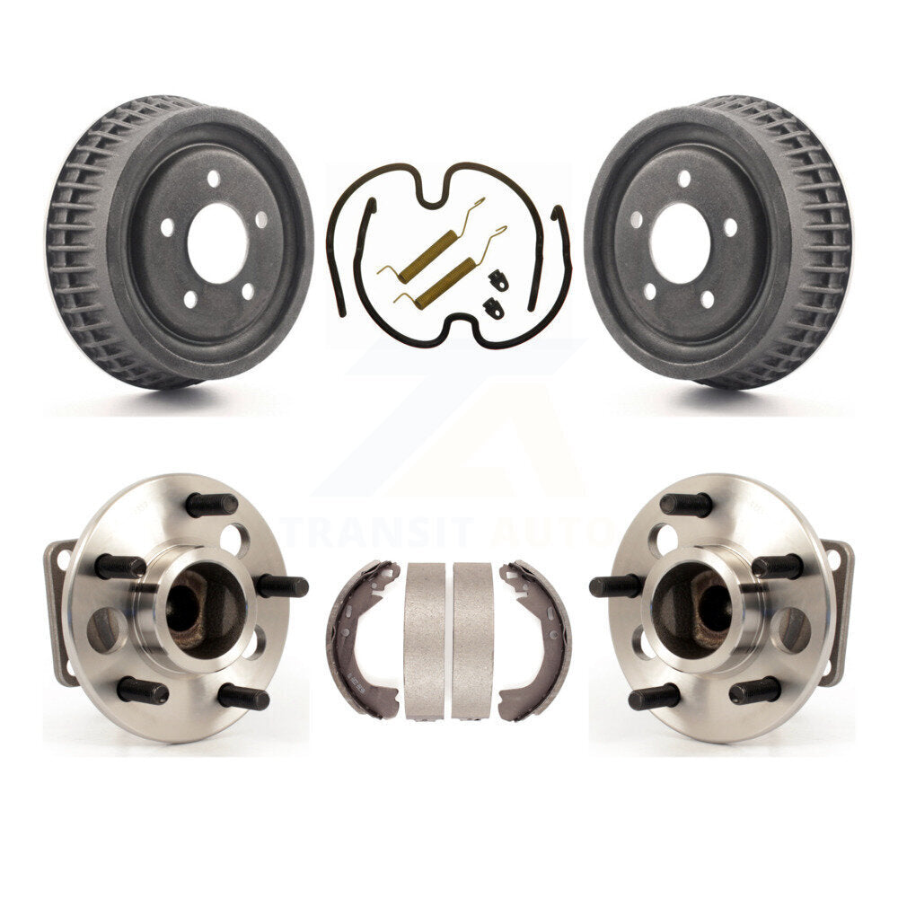 Brake Drum Shoe Hardware Hub Bearing Rear Kit For Pontiac Montana Chevrolet APV
