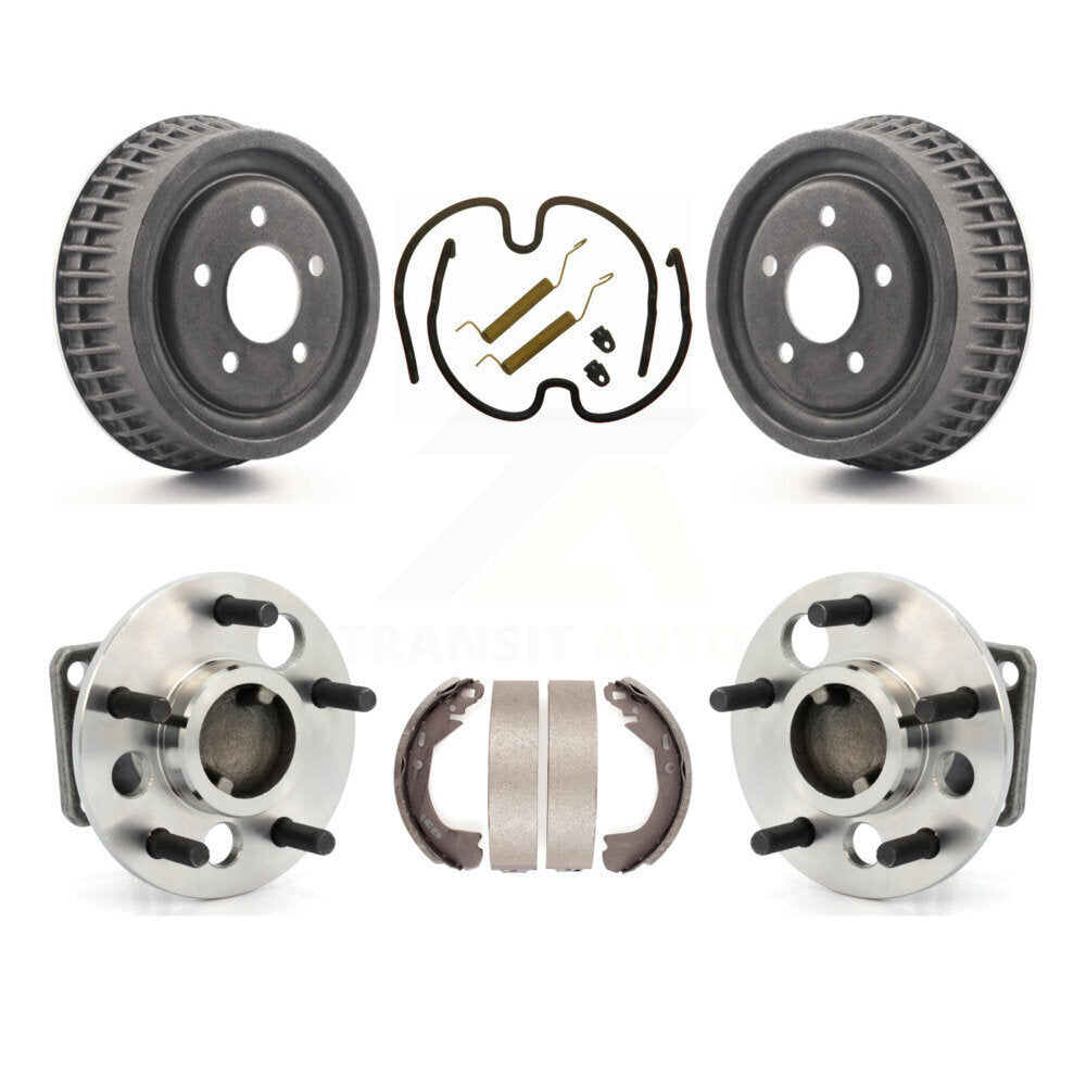 Brake Drum Shoe Hardware Hub Bearing Rear Kit For Buick Century Chevrolet Lumina