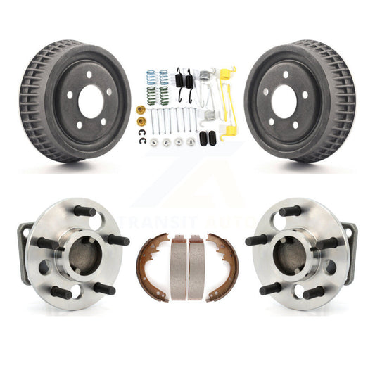 Brake Drum Shoe Hardware And Hub Bearing Rear Kit For Buick Electra LeSabre