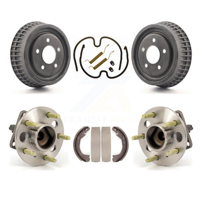 Brake Drum Shoe Hardware Hub Bearing Rear Kit For Chevrolet Malibu Pontiac Grand