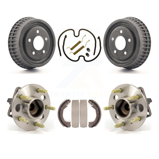 Brake Drum Shoe Hardware Hub Bearing Rear Kit For Chevrolet Malibu Pontiac Grand
