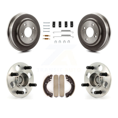 Brake Drum Shoe Hardware And Wheel Hub Bearing Rear Kit For Honda Civic Acura EL