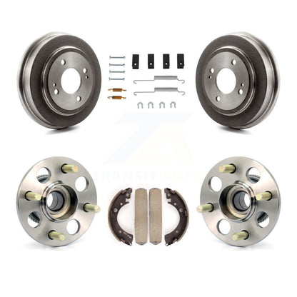 Brake Drum Shoe Hardware And Wheel Hub Bearing Assembly Rear Kit For Honda Civic