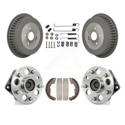 Brake Drum Shoe Hardware And Hub Bearing Rear Kit For 1998-2003 Toyota Sienna