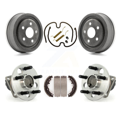 Brake Drum Shoe Hardware And Hub Bearing Assembly Rear Kit For Pontiac Sunfire