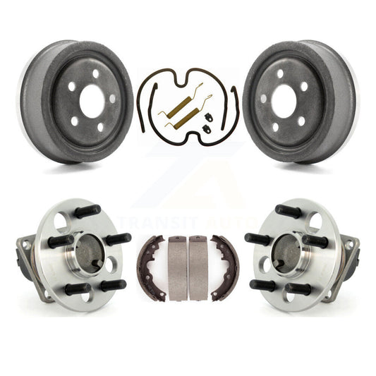 Brake Drum Shoe Hardware And Hub Bearing Assembly Rear Kit For Pontiac Sunfire