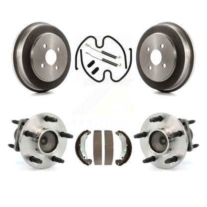 Brake Drum Shoe Hardware And Hub Bearing Rear Kit For Saturn Ion Pontiac Pursuit
