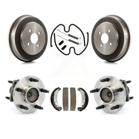 Brake Drum Shoe Hardware And Hub Bearing Rear Kit For Saturn Ion Pontiac Pursuit