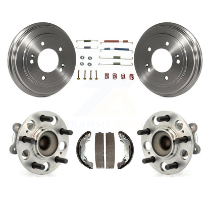 Brake Drum Shoe Hardware & Hub Bearing Rear Kit For Hyundai Elantra 4-Wheel ABS