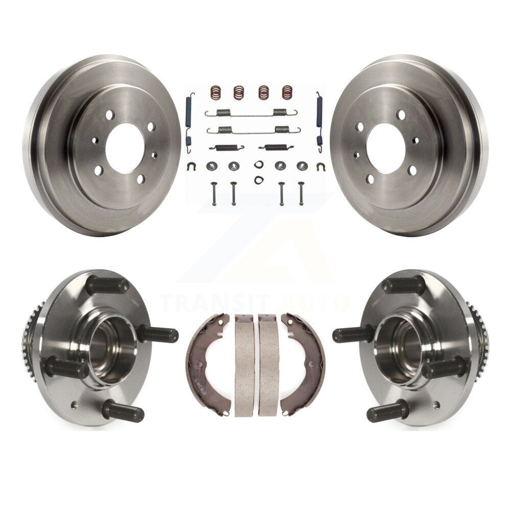 Brake Drum Shoe Hardware And Wheel Hub Bearing Rear Kit For Mitsubishi Lancer ES