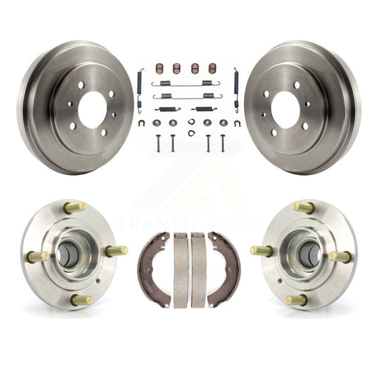 Brake Drum Shoe Hardware And Hub Bearing Assembly Rear Kit For Mitsubishi Lancer