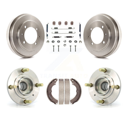 Brake Drum Shoe Hardware And Hub Bearing Assembly Rear Kit For Mitsubishi Lancer
