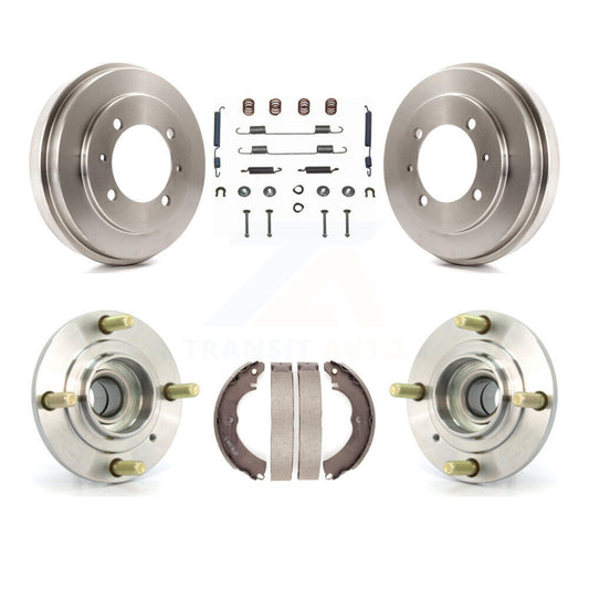 Brake Drum Shoe Hardware And Hub Bearing Assembly Rear Kit For Mitsubishi Lancer