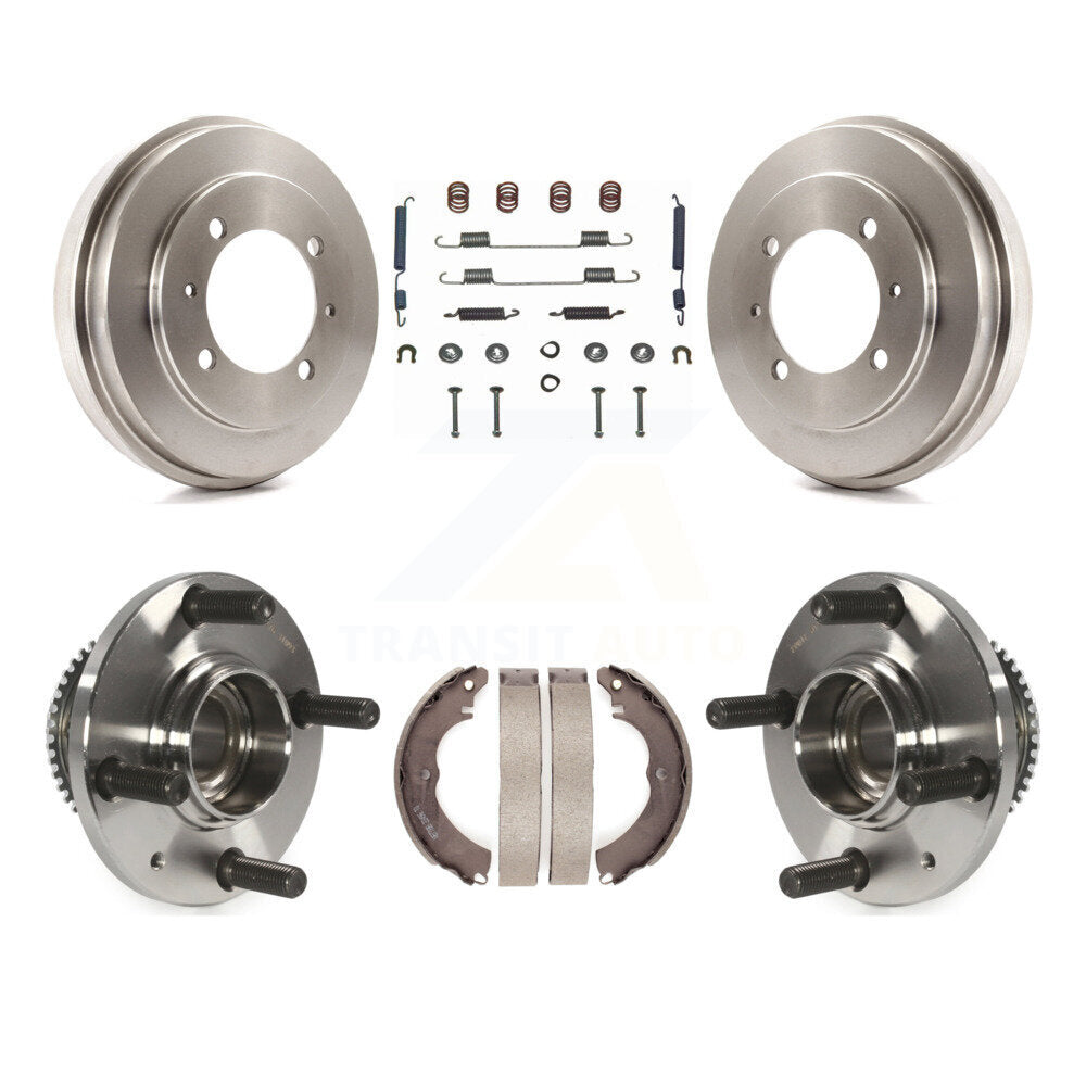 Brake Drum Shoe Hardware And Wheel Hub Bearing Rear Kit For Mitsubishi Lancer ES