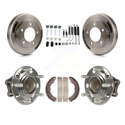 Brake Drum Shoe Hardware And Hub Bearing Assembly Rear Kit For Mitsubishi Lancer