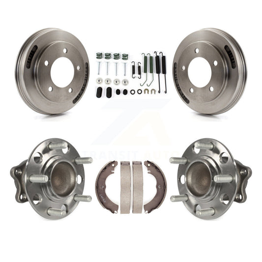 Brake Drum Shoe Hardware And Hub Bearing Assembly Rear Kit For Mitsubishi Lancer