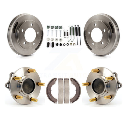 Brake Drum Shoe Hardware And Hub Bearing Assembly Rear Kit For Mitsubishi Lancer